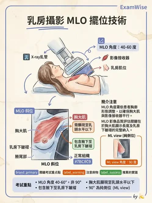 放射 - 乳房攝影與其他特殊檢查 - AI 圖文解析預覽