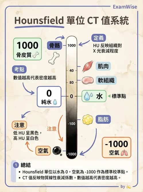 放射 - CT物理原理與掃描技術 - AI 圖文解析預覽