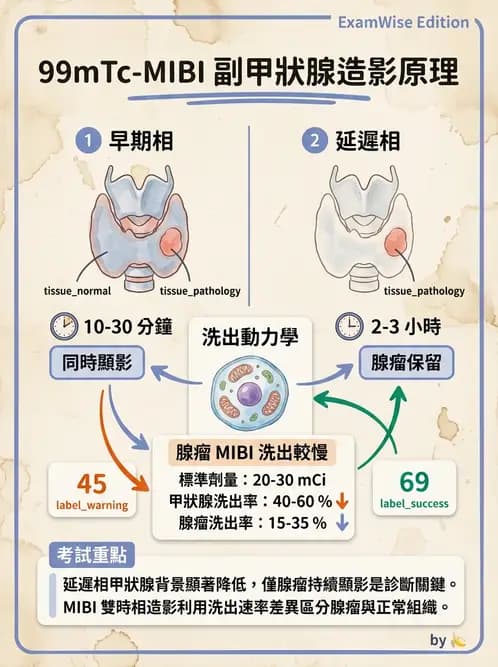 放射 - 副甲狀腺與前哨淋巴結造影 - AI 圖文解析預覽
