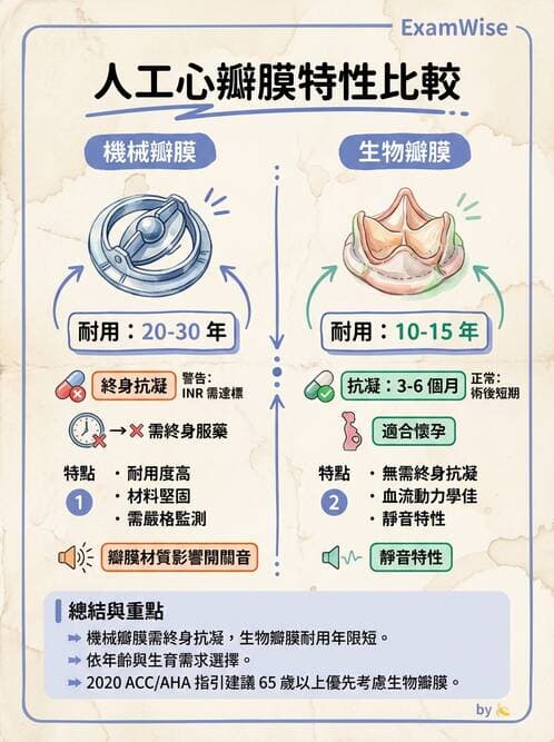 護理師 - 心臟瓣膜病與發炎性心臟病 - AI 圖文解析預覽