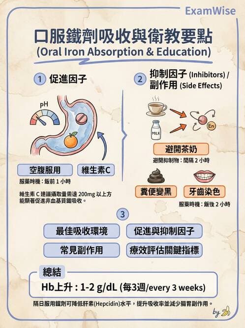 護理師 - 貧血與凝血疾病 - AI 圖文解析預覽