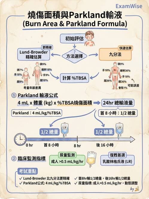 護理師 - 燒傷護理 - AI 圖文解析預覽