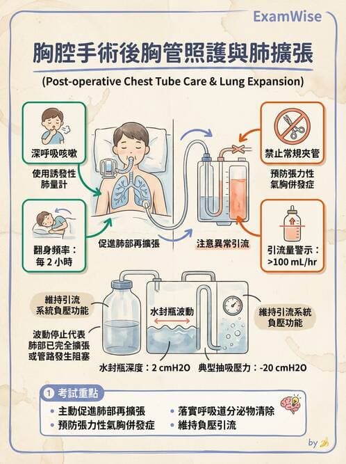 護理師 - 呼吸衰竭與胸腔護理 - AI 圖文解析預覽