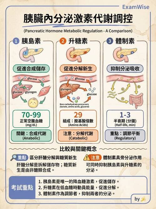 護理師 - 糖尿病基礎與藥物治療 - AI 圖文解析預覽