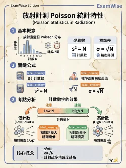放射 - 放射計數統計 - AI 圖文解析預覽