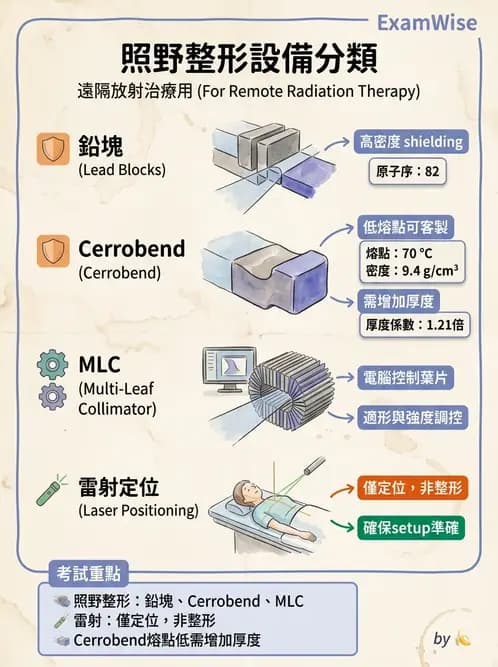 放射 - 遠隔治療機—準直系統、QA與特殊設備 - AI 圖文解析預覽