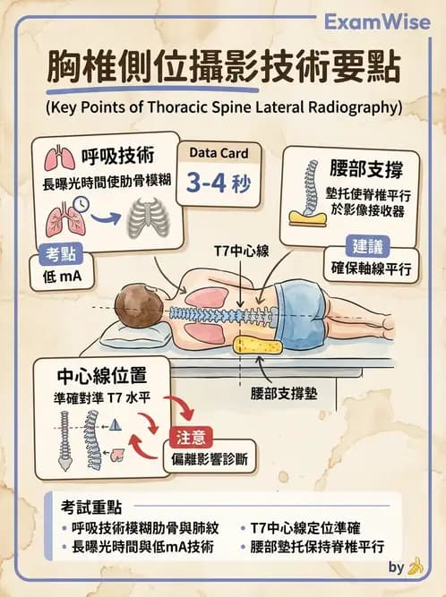 放射 - 頭頸脊椎攝影技術 - AI 圖文解析預覽