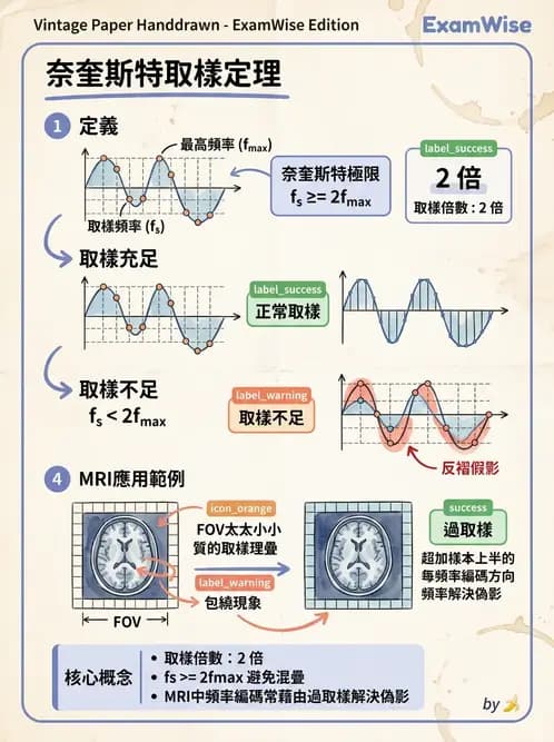 放射 - 磁振影像品質與參數 - AI 圖文解析預覽