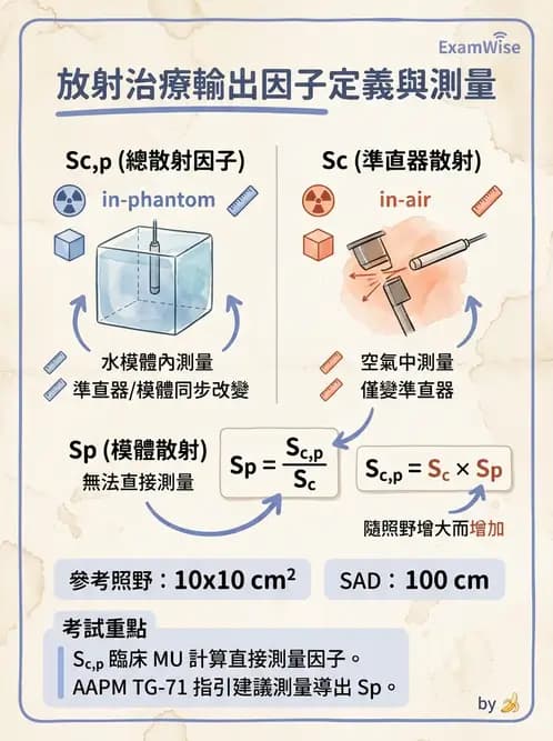 放射 - 劑量增建、散射因子與假體量測 - AI 圖文解析預覽