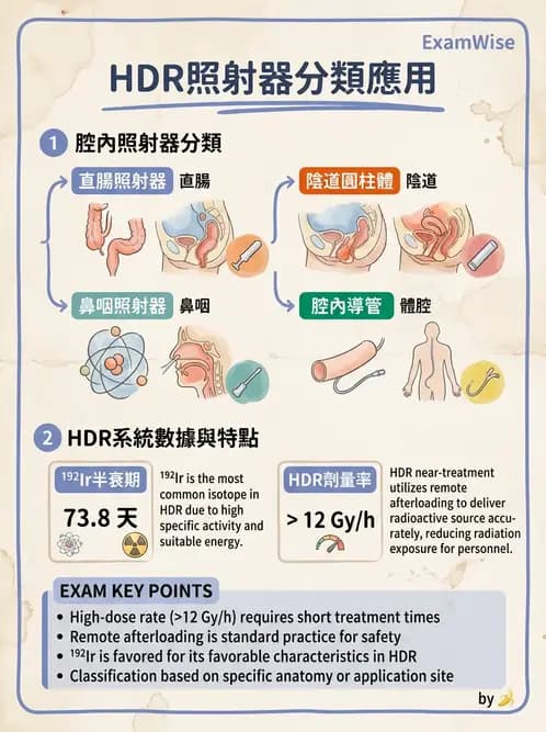 放射 - 腔內近接治療 - AI 圖文解析預覽