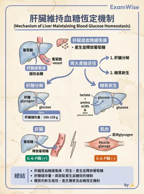 物治 - 內分泌系統生理 - AI 圖文解析預覽