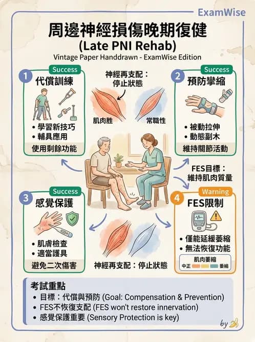 物治 - 周邊神經損傷與復健 - AI 圖文解析預覽