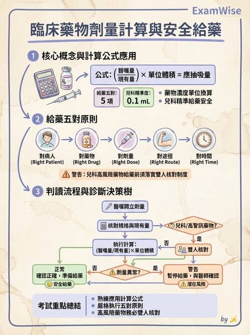 護理師 - 兒童給藥與輸液技術 - AI 圖文解析預覽