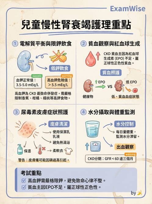 護理師 - 兒童泌尿系統疾病 - AI 圖文解析預覽