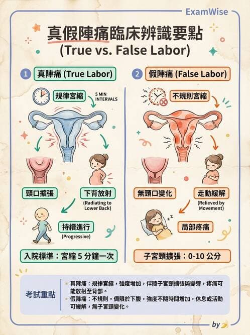 護理師 - 產程機轉與待產護理 - AI 圖文解析預覽