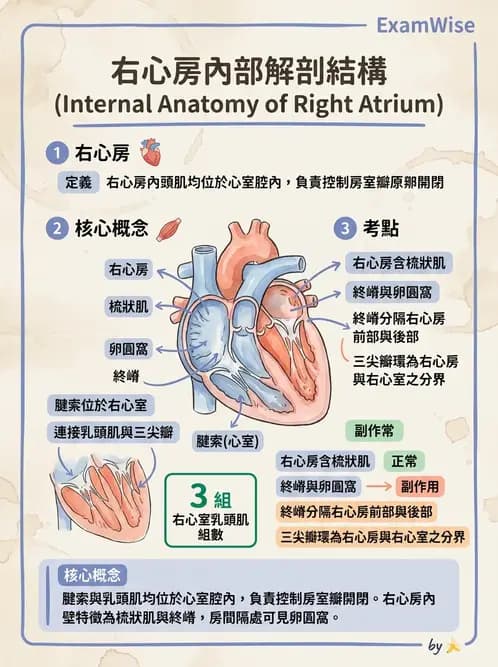 物治 - 心臟血管與血液解剖 - AI 圖文解析預覽