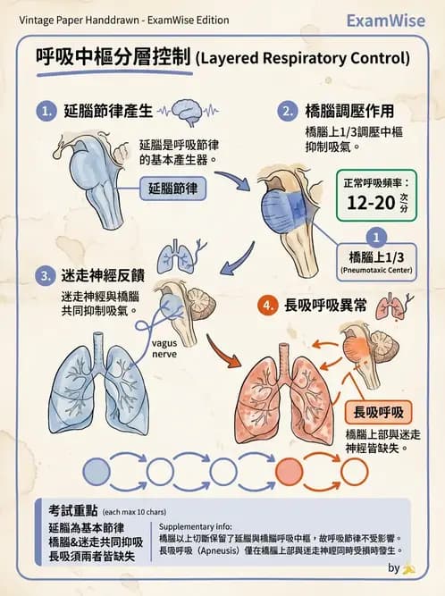 物治 - 呼吸生理 - AI 圖文解析預覽