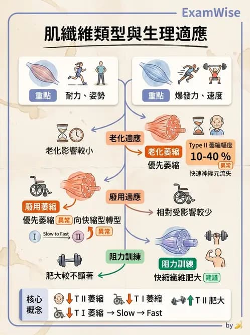物治 - 肌肉收縮與纖維特性 - AI 圖文解析預覽