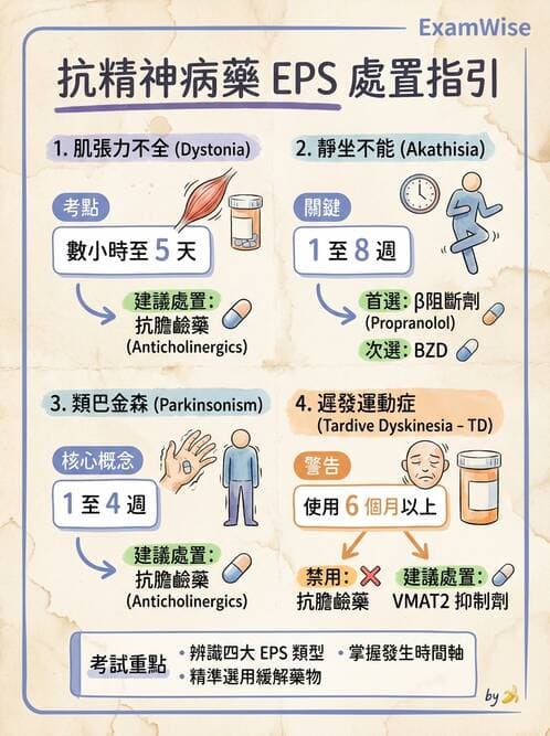 護理師 - 精神科藥物與生物治療 - AI 圖文解析預覽