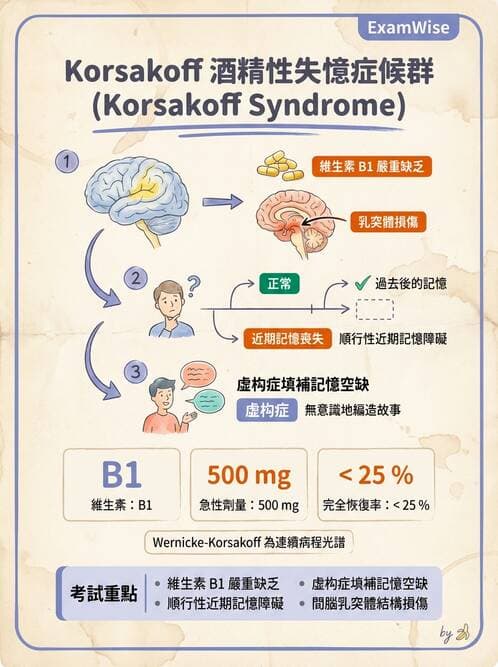 護理師 - 物質相關與成癮障礙 - AI 圖文解析預覽