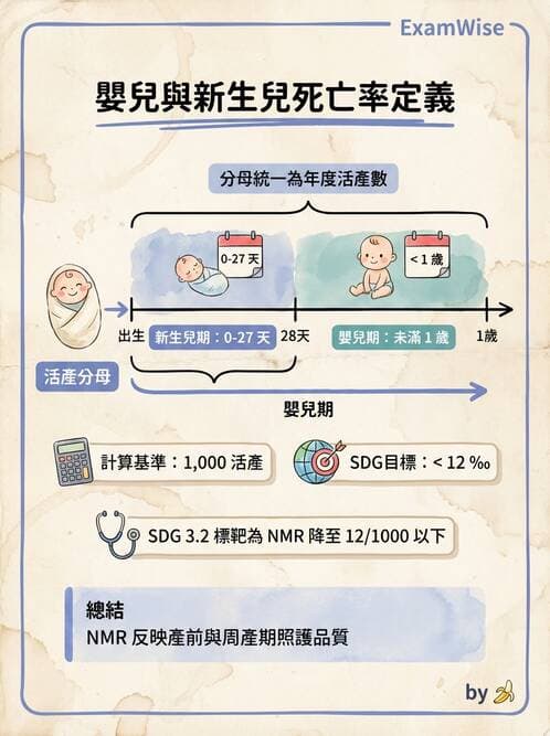 護理師 - 生命統計與健康指標 - AI 圖文解析預覽