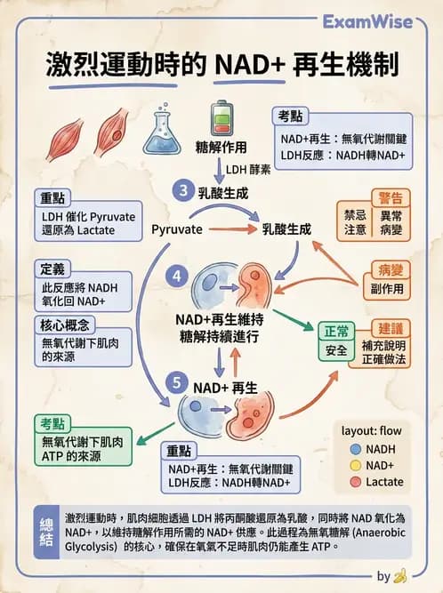 營養 - 醣類代謝 - AI 圖文解析預覽