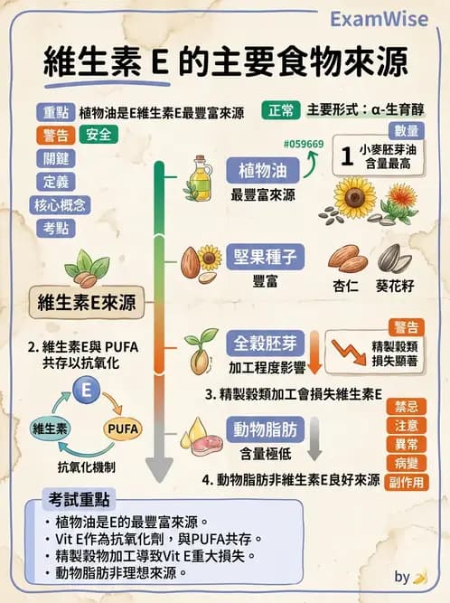 營養 - 維生素E - AI 圖文解析預覽