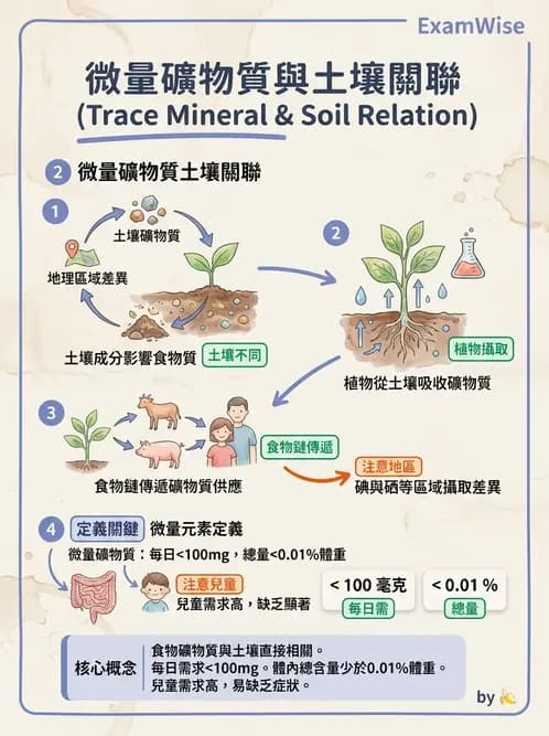 營養 - 氟、鉻及其他微量礦物質 - AI 圖文解析預覽