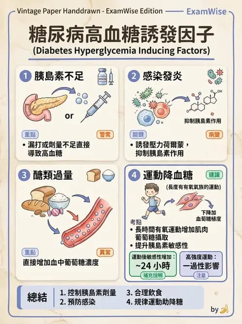營養 - 糖尿病與代謝症候群 - AI 圖文解析預覽