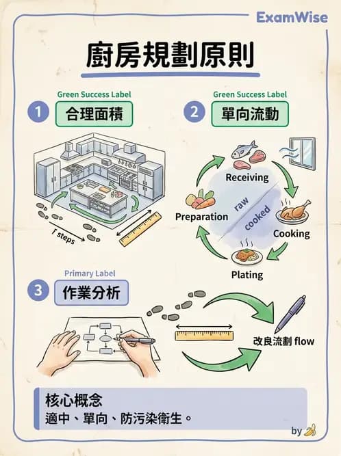 營養 - 廚房設計與設備管理 - AI 圖文解析預覽