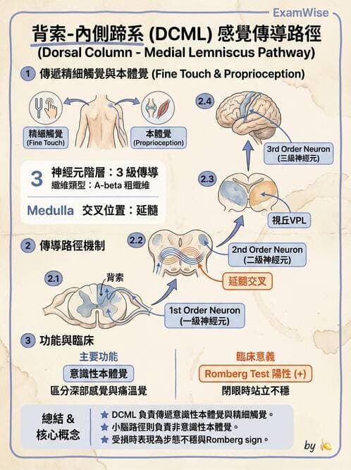護理師 - 神經傳導、突觸與反射 - AI 圖文解析預覽