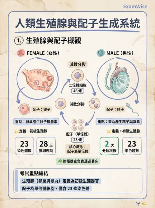 護理師 - 生殖系統 - AI 圖文解析預覽