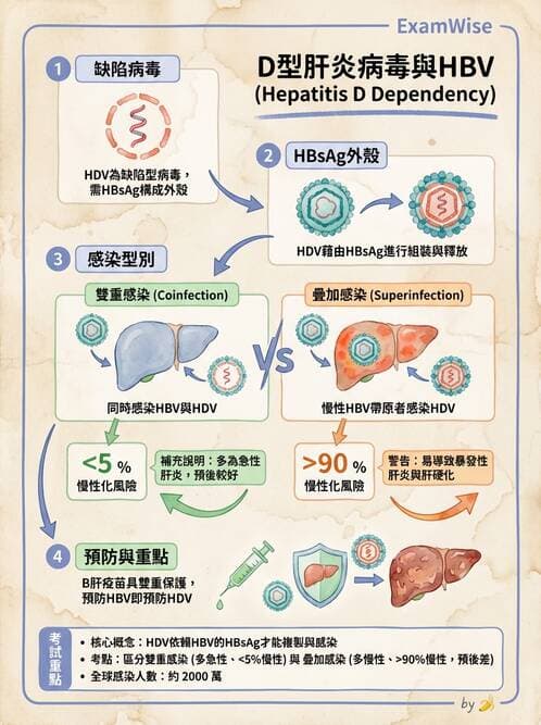 護理師 - DNA 病毒與肝炎病毒 - AI 圖文解析預覽