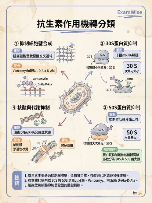 護理師 - 抗感染藥物 - AI 圖文解析預覽