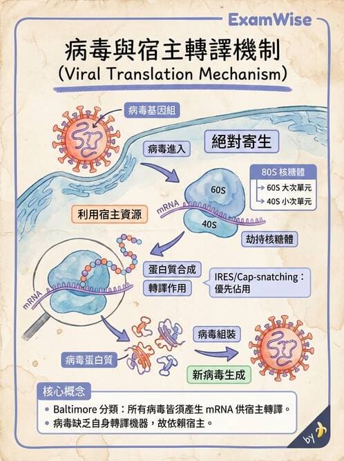 護理師 - 病毒學概念、prion - AI 圖文解析預覽
