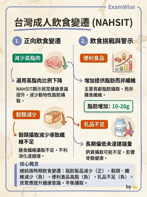 營養 - 國民營養健康狀況變遷調查 - AI 圖文解析預覽