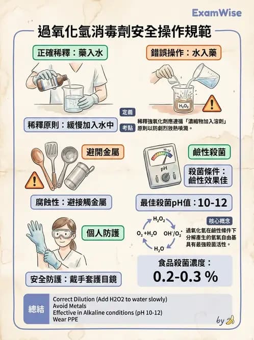 營養 - 食品用洗潔劑與殺菌消毒 - AI 圖文解析預覽