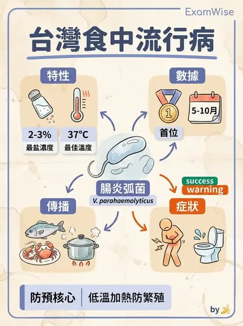 營養 - 食源性病原微生物 - AI 圖文解析預覽