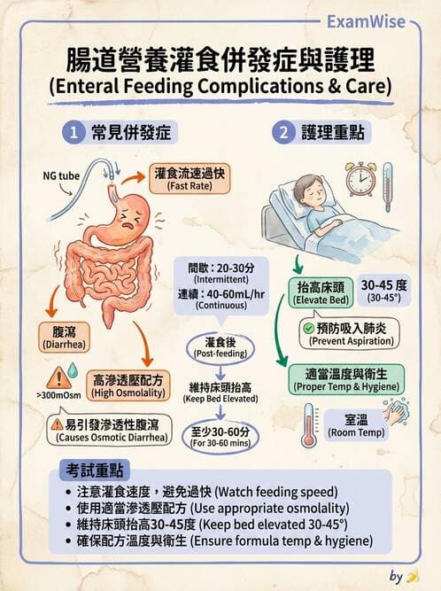 護理師 - 營養與管灌飲食 - AI 圖文解析預覽