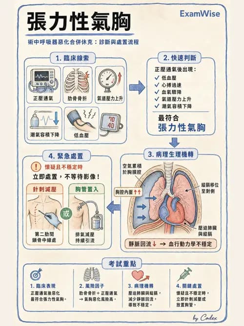 麻醉專護 - 麻醉相關急症 - AI 圖文解析預覽