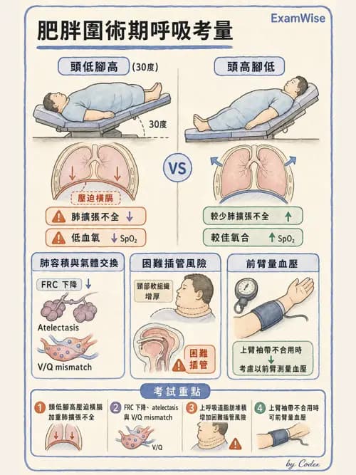 麻醉專護 - 肥胖與減重手術麻醉 - AI 圖文解析預覽