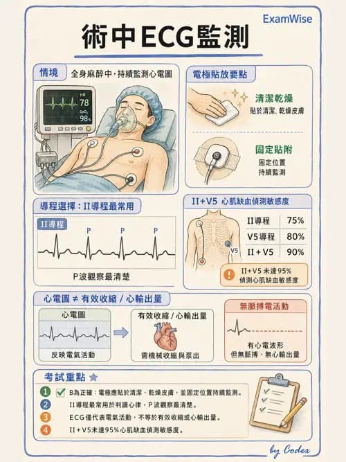 麻醉專護 - 術中生理監測技術 - AI 圖文解析預覽