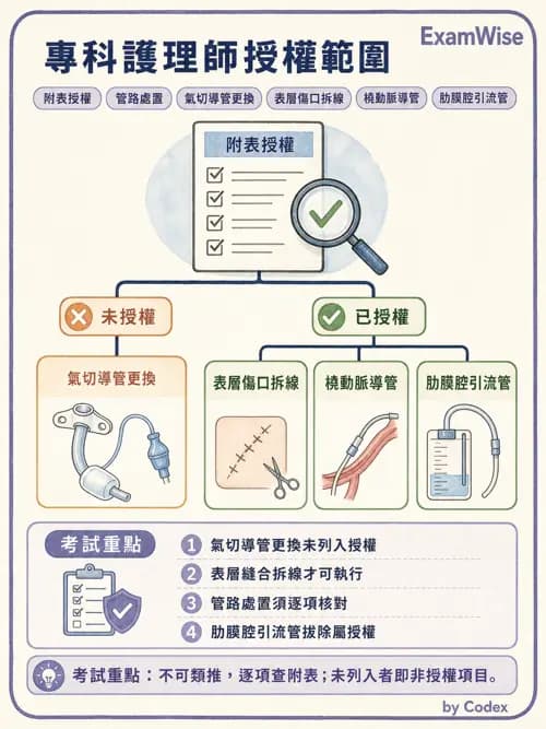 麻醉專護 - 護理及專科護理相關法規 - AI 圖文解析預覽