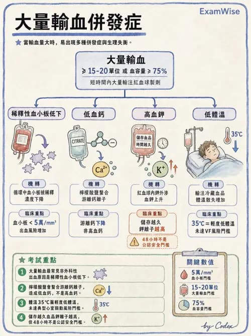 麻醉專護 - 疼痛處置與輸液輸血治療 - AI 圖文解析預覽