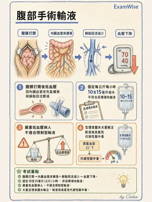 麻醉專護 - 腹部一般外科與胸腔手術麻醉 - AI 圖文解析預覽