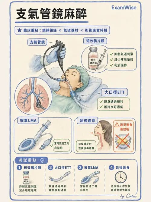 麻醉專護 - 門診手術與內視鏡鎮靜麻醉 - AI 圖文解析預覽