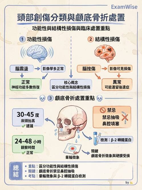 護理師 - 顱內壓升高與頭部外傷 - AI 圖文解析預覽