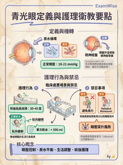 護理師 - 眼科疾病 - AI 圖文解析預覽