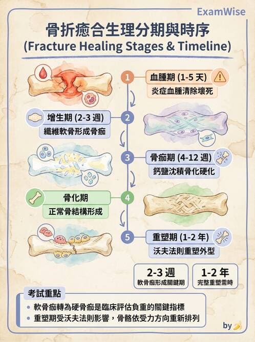 護理師 - 骨折與牽引護理 - AI 圖文解析預覽