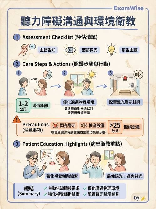 護理師 - 耳鼻喉疾病 - AI 圖文解析預覽